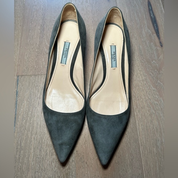 Prada Suede Kitten Heel - Picture 1 of 7